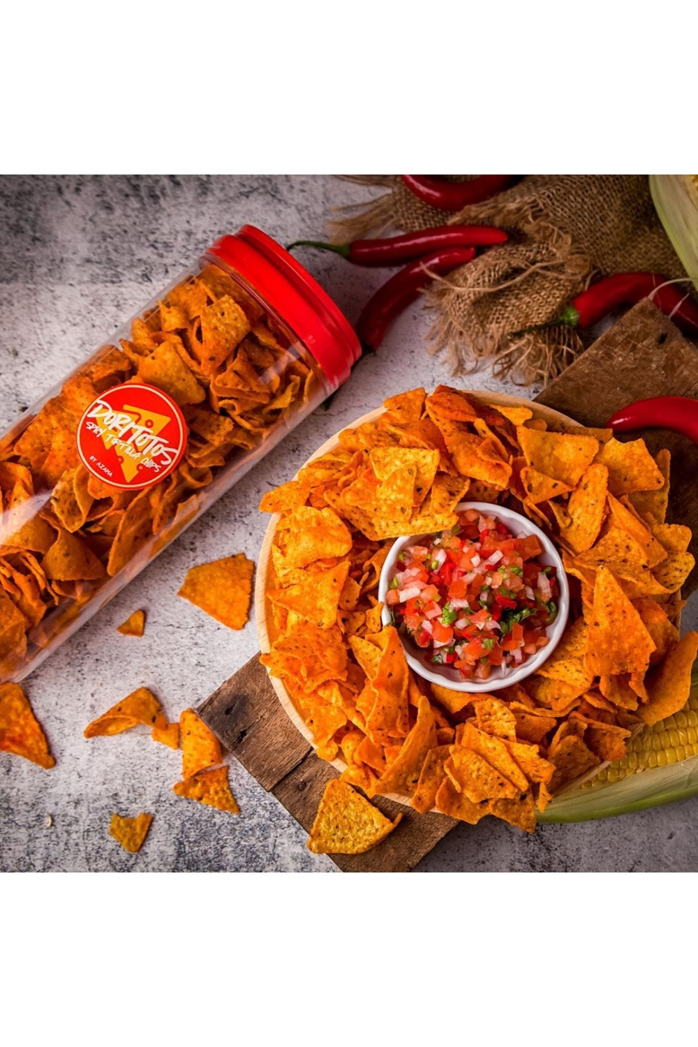 DORITOTOS (SPICY TORTILLA CHIP)